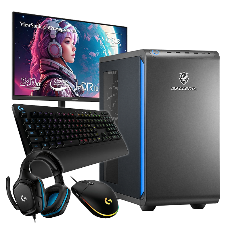 GALLERIA XPR7M-R56T8G-GD Ryzen 7 7700搭載 ゲーミングスターターセット 『Minecraft: Java ＆ Bedrock Edition for PC、PC Game Pass同梱版』