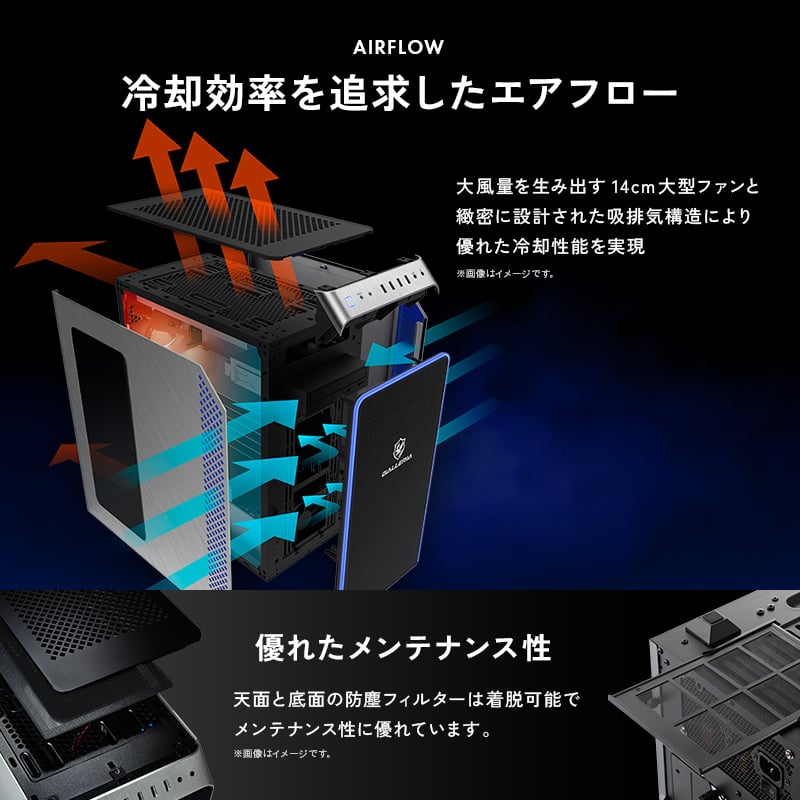 GALLERIA RM5C-R56 Intel Core Ultra搭載 ライザのアトリエ３ 推奨ゲーミングPC